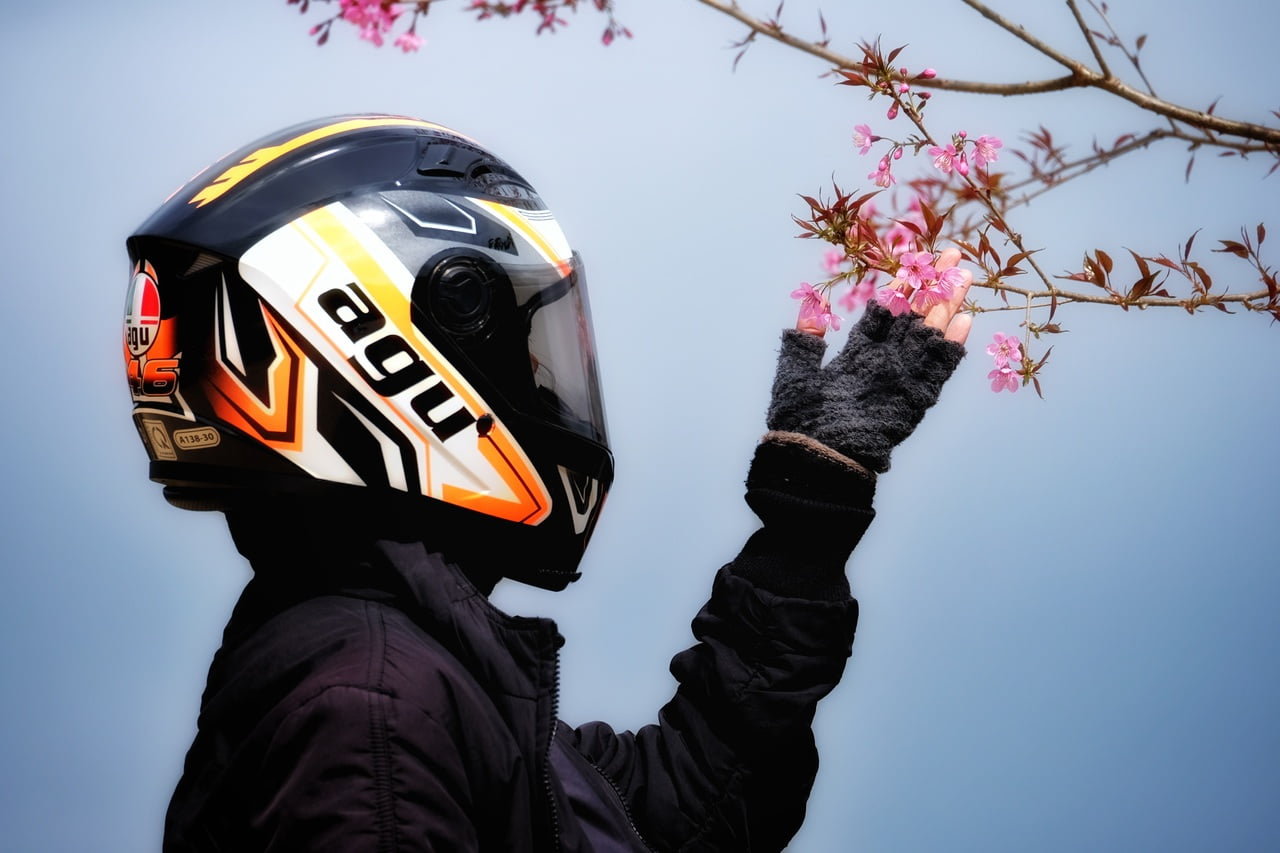 flower outerwear helmet sports equipment sports gear motorcycle helmet 1668246