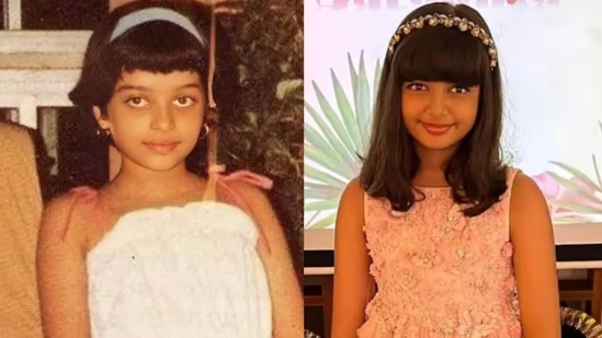 Aishwarya Rai’s Childhood Pics Spark Viral Debate: Is Aaradhya Her Mini-Me or Abhishek’s Twin?