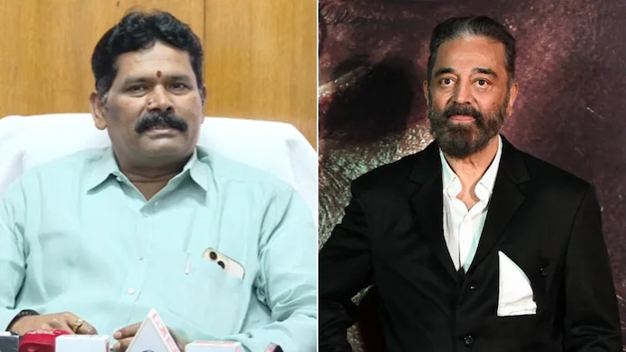 karnataka minister for culture and kannada shivaraj s tangadagi demands actor kamal haasan apologise 292352757